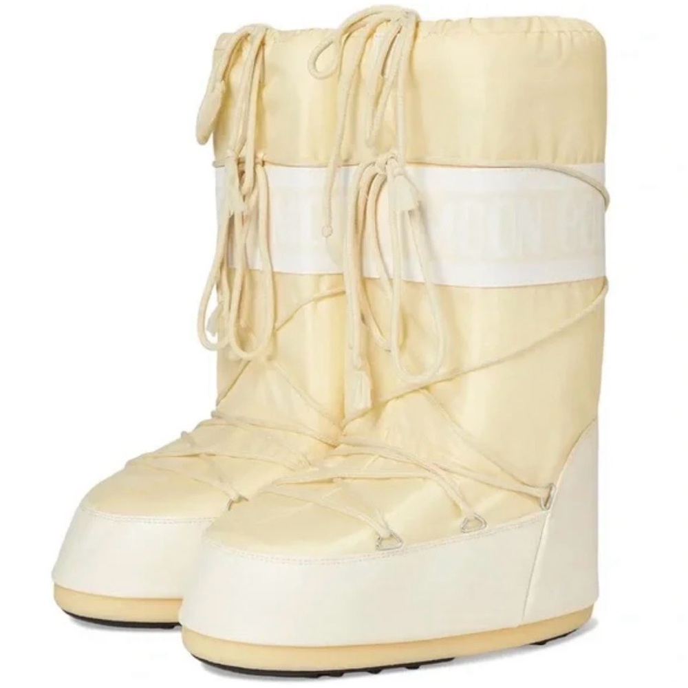 Moon Boot Cream and White